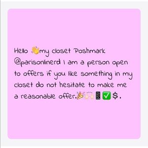 offer me offers in all my closet